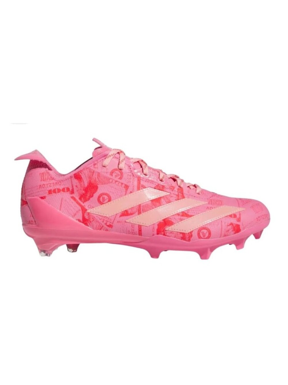 adidas Adizero Electric II Multi Size Unisex Football Cleats Pink Red JQ3979 NEW